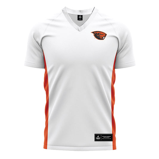 Oregon State - NCAA Women's Soccer : Ally Larkin - White Soccer Jersey-0