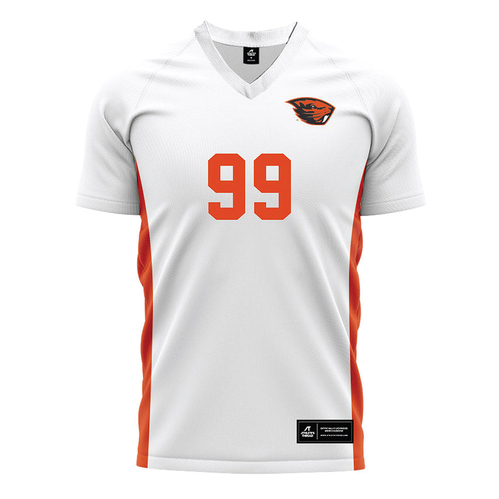 Oregon State - NCAA Women's Soccer : Alexi Morgan - White Soccer Jersey-0