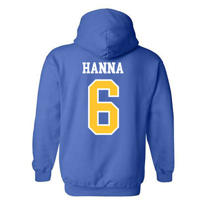 New Haven - NCAA Men's Basketball : Justice Hanna - Classic Shersey Hooded Sweatshirt-1