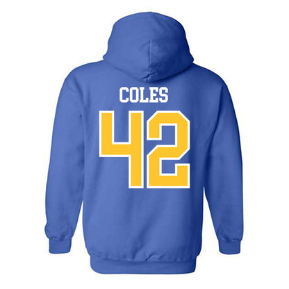 New Haven - NCAA Women's Basketball : Schuyler Coles - Classic Shersey Hooded Sweatshirt-1