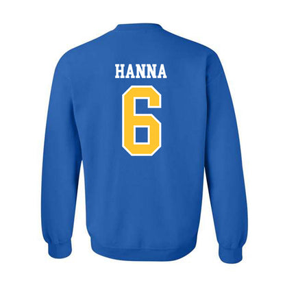 New Haven - NCAA Men's Basketball : Justice Hanna - Classic Shersey Crewneck Sweatshirt-1