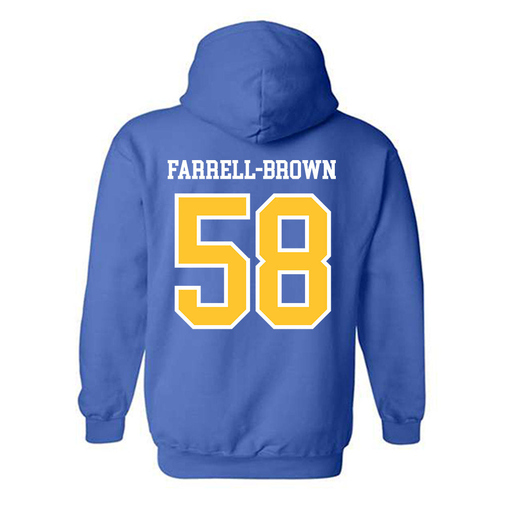 New Haven - NCAA Football : Dante Farrell-Brown - Classic Shersey Hooded Sweatshirt-1