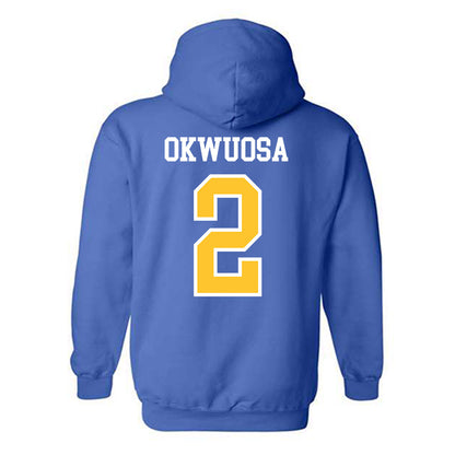 New Haven - NCAA Women's Basketball : Eveani Okwuosa - Classic Shersey Hooded Sweatshirt-1