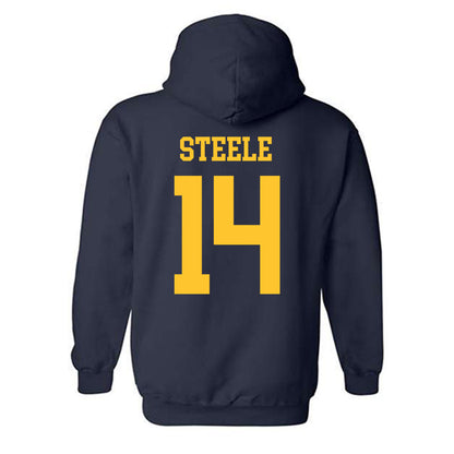 New Haven - NCAA Men's Basketball : Teshaun Steele - Classic Shersey Hooded Sweatshirt-1