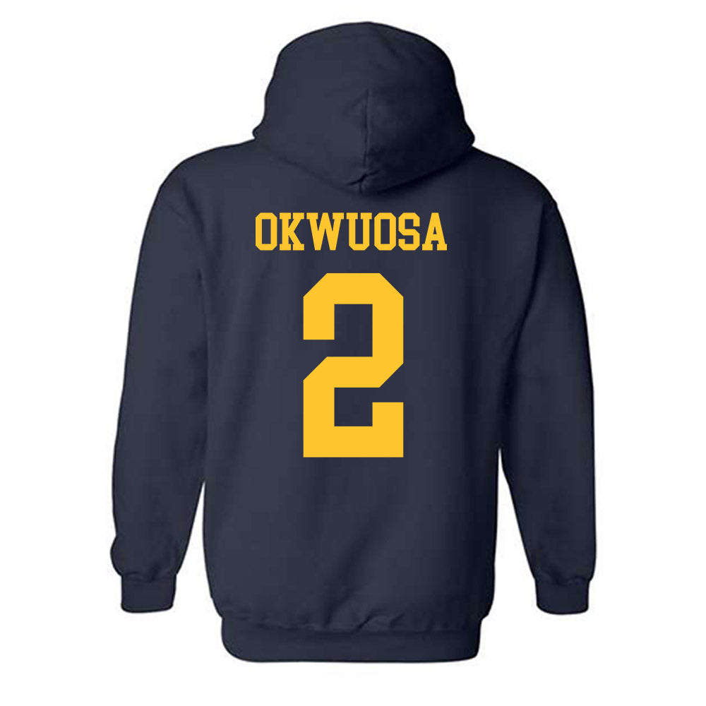 New Haven - NCAA Women's Basketball : Eveani Okwuosa - Classic Shersey Hooded Sweatshirt-1