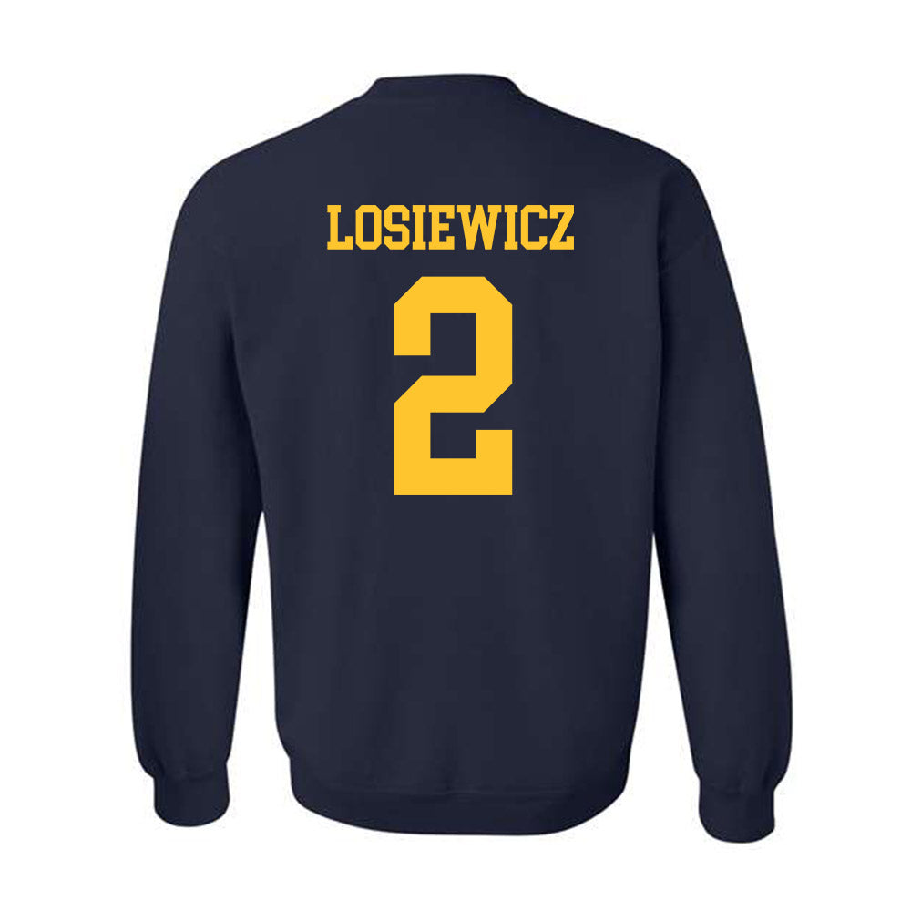 New Haven - NCAA Men's Basketball : Aidan Losiewicz - Classic Shersey Crewneck Sweatshirt-1