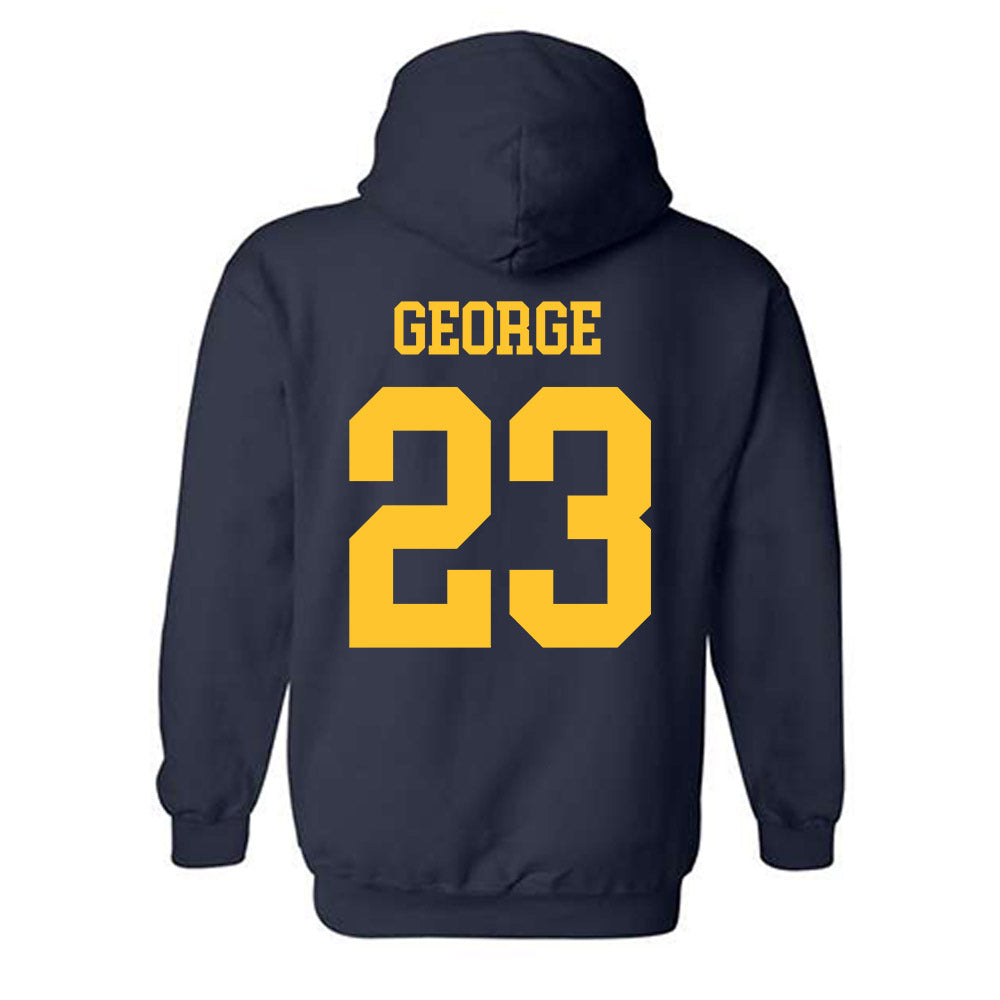 New Haven - NCAA Men's Basketball : Najimi George - Classic Shersey Hooded Sweatshirt-1