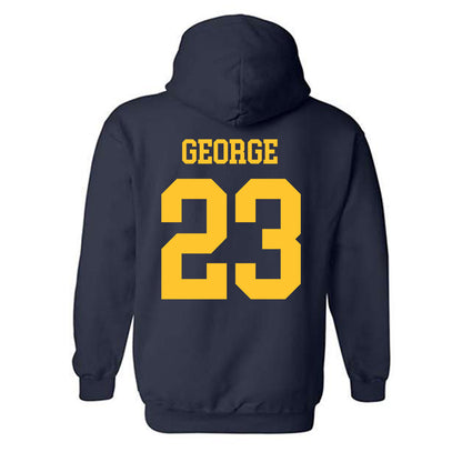 New Haven - NCAA Men's Basketball : Najimi George - Classic Shersey Hooded Sweatshirt-1