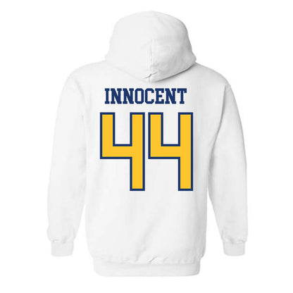 New Haven - NCAA Women's Basketball : Merit Innocent - Classic Shersey Hooded Sweatshirt-1