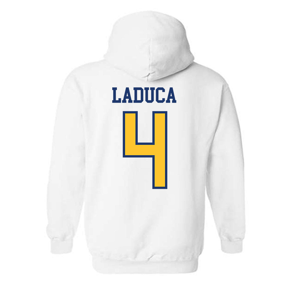 New Haven - NCAA Men's Basketball : Dominick LaDuca - Classic Shersey Hooded Sweatshirt-1