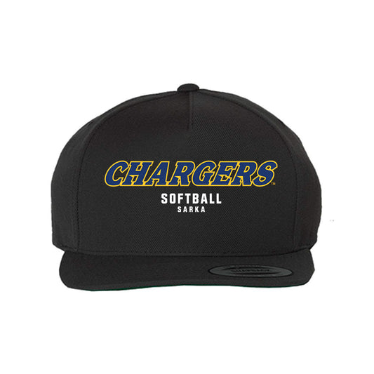 New Haven - NCAA Softball : Jordan Sarka - Snapback Hat-0
