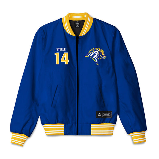 New Haven - NCAA Men's Basketball : Teshaun Steele - Bomber Jacket-0