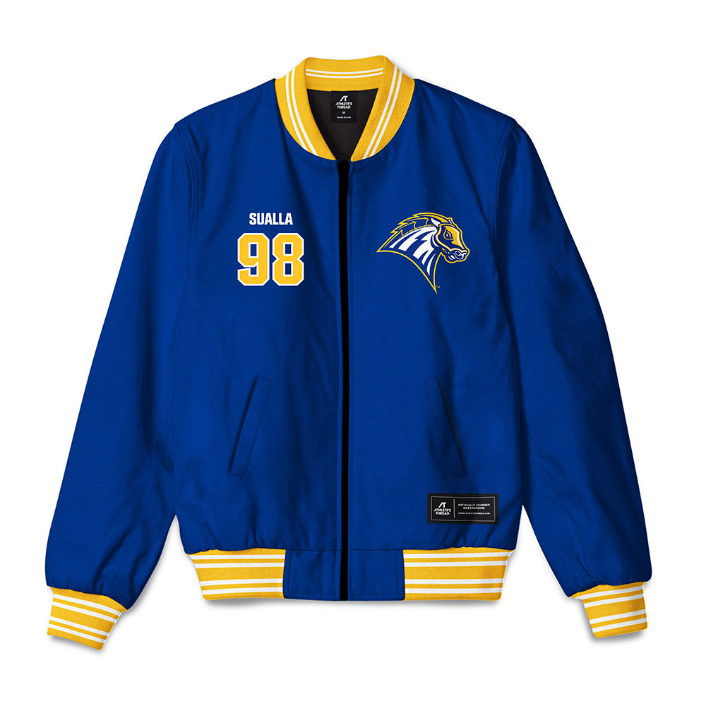 New Haven - NCAA Football : John Sualla - Bomber Jacket-0