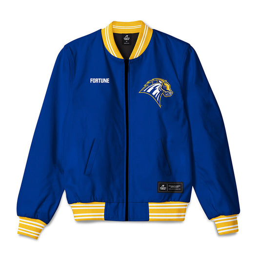 New Haven - NCAA Men's Track & Field : Richard Fortune - Bomber Jacket-0