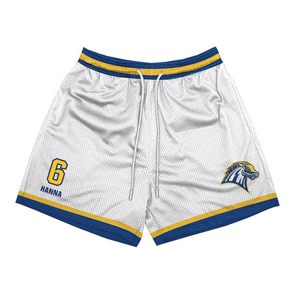 New Haven - NCAA Men's Basketball : Justice Hanna - Shorts-0