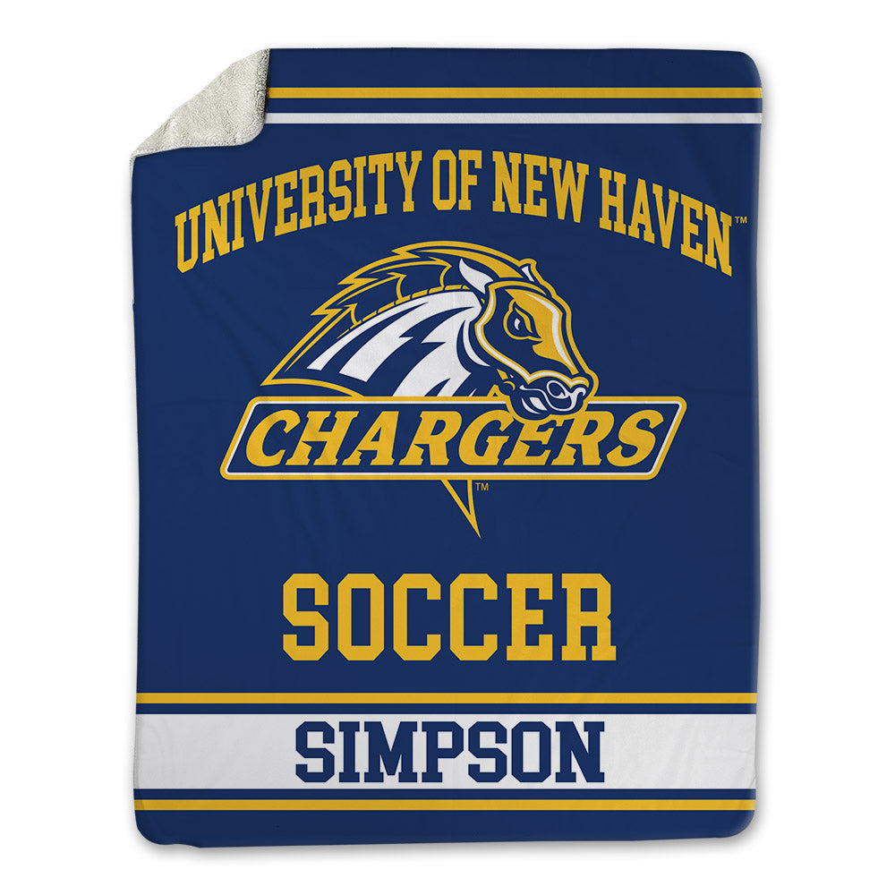 New Haven - NCAA Women's Soccer : Grace Simpson - Blanket-0