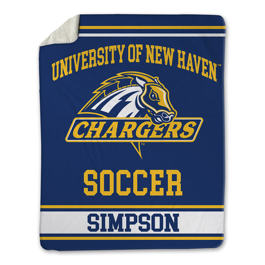 New Haven - NCAA Women's Soccer : Grace Simpson - Blanket-0