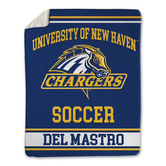 New Haven - NCAA Men's Soccer : Valerio Del Mastro - Blanket-0