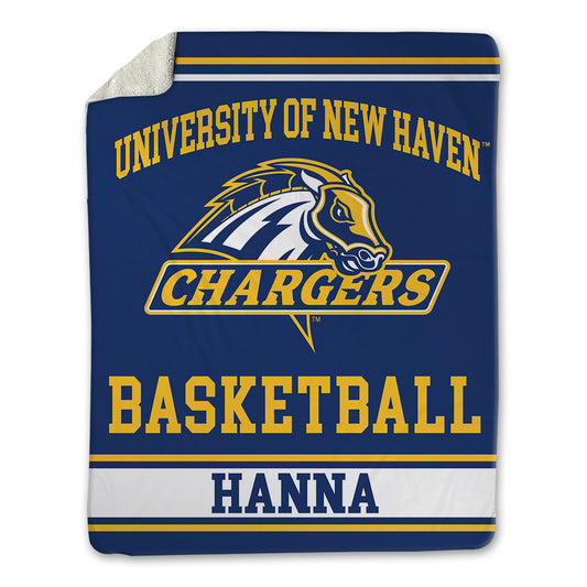 New Haven - NCAA Men's Basketball : Justice Hanna - Blanket-0