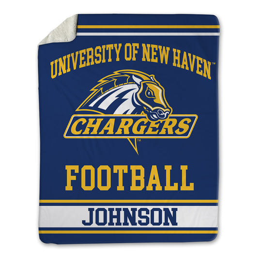New Haven - NCAA Football : Nehemiah Johnson - Blanket-0