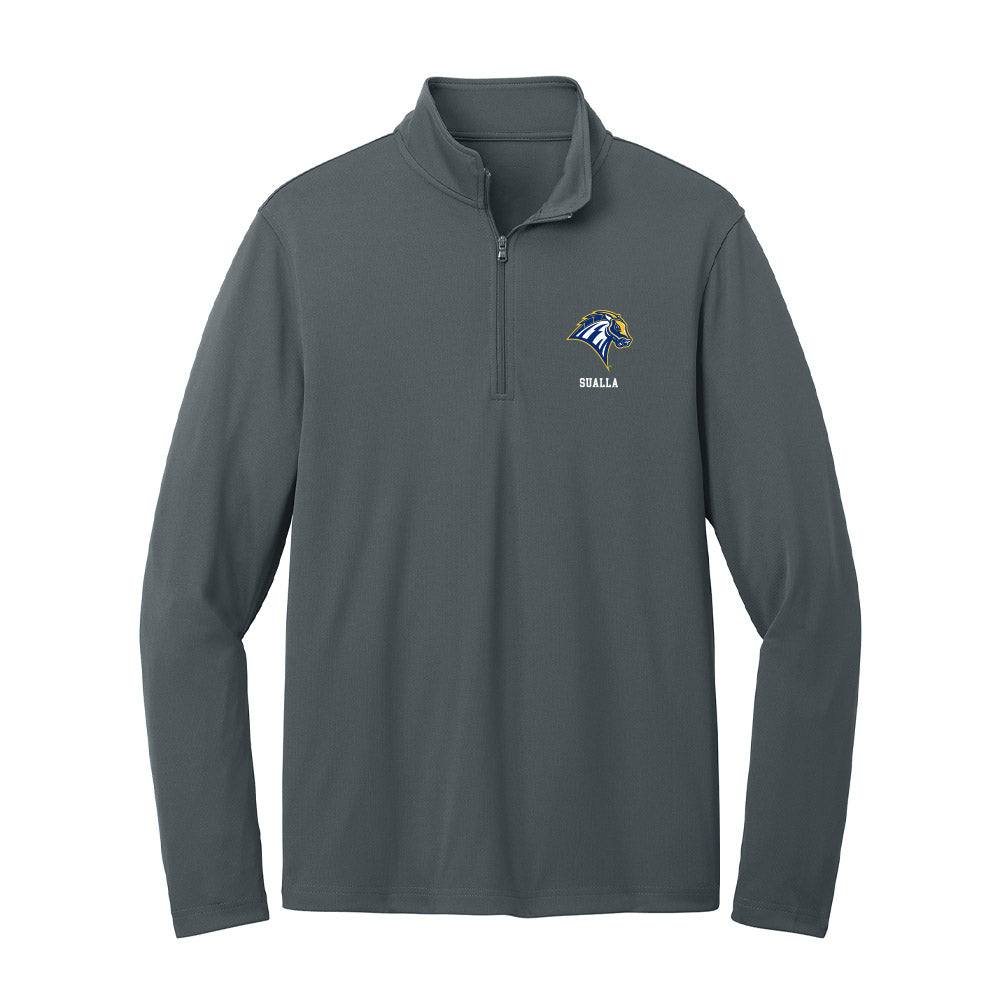 New Haven - NCAA Football : John Sualla - Lightweight Quarter Zip Jacket-0
