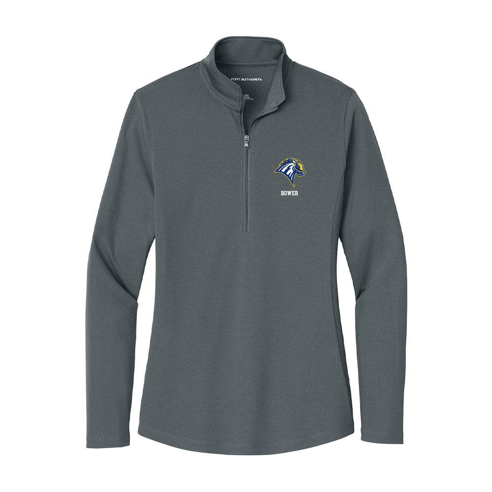 New Haven - NCAA Women's Lacrosse : Elyssa Bower - Women's Lightweight Quarter Zip Jacket-0