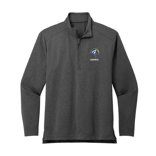 New Haven - NCAA Men's Basketball : Aidan Losiewicz - Premium Quarter Zip Jacket-0