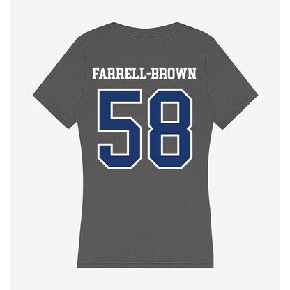 New Haven - NCAA Football : Dante Farrell-Brown - Classic Shersey Women's V-Neck T-Shirt-1