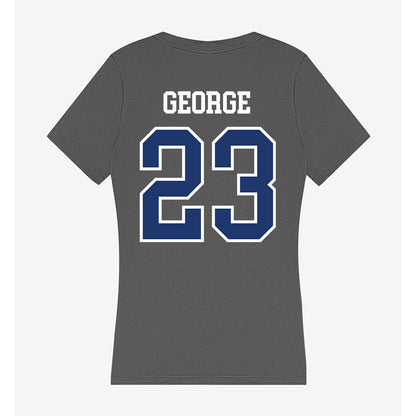 New Haven - NCAA Men's Basketball : Najimi George - Classic Shersey Women's V-Neck T-Shirt-1