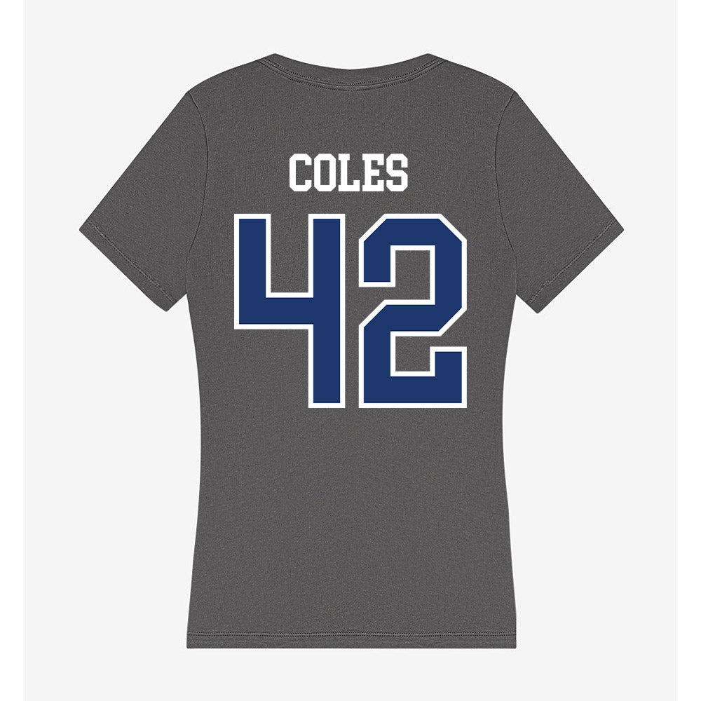 New Haven - NCAA Women's Basketball : Schuyler Coles - Classic Shersey Women's V-Neck T-Shirt-1