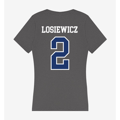 New Haven - NCAA Men's Basketball : Aidan Losiewicz - Classic Shersey Women's V-Neck T-Shirt-1
