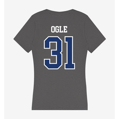 New Haven - NCAA Men's Basketball : Matiss Ogle - Classic Shersey Women's V-Neck T-Shirt-1