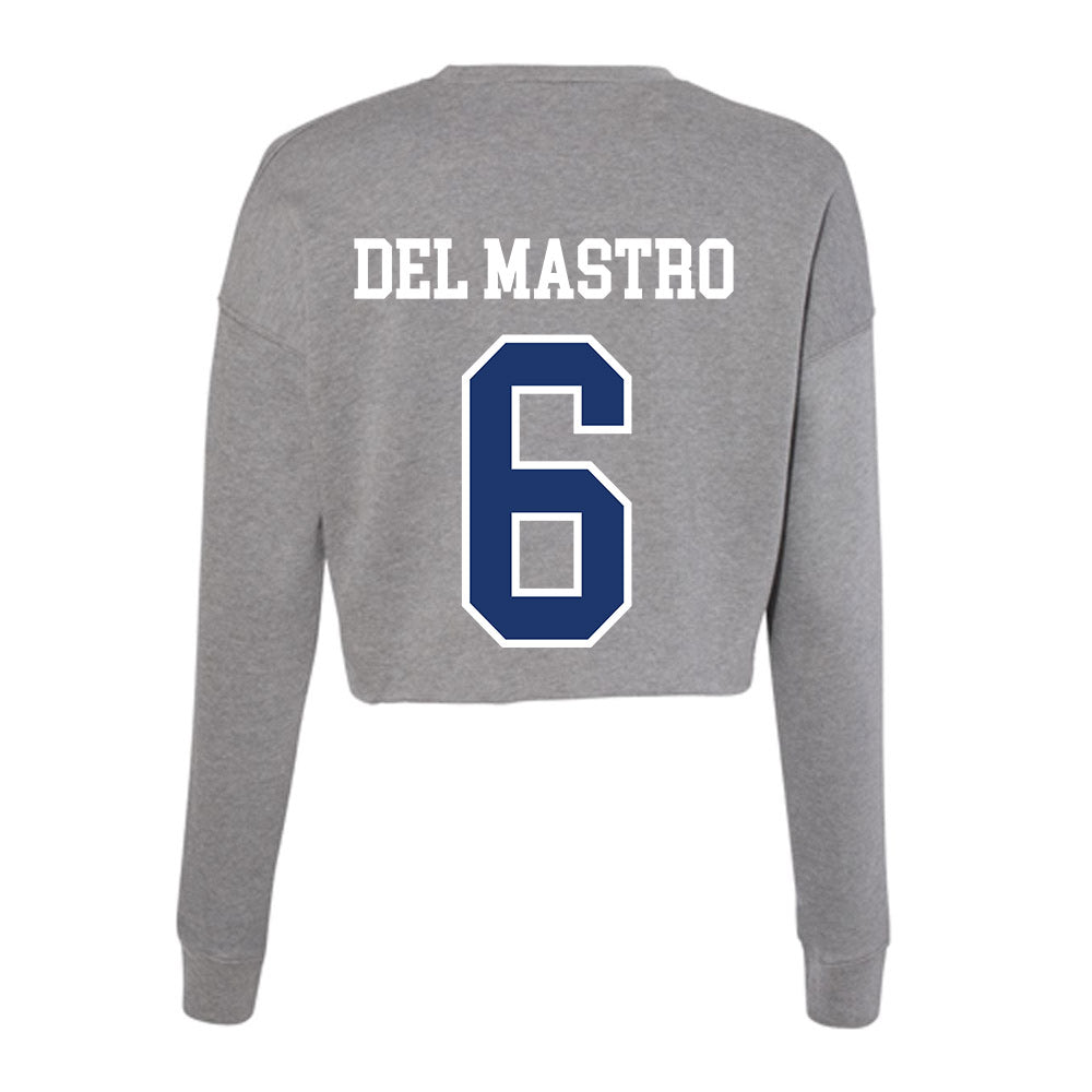 New Haven - NCAA Men's Soccer : Valerio Del Mastro - Classic Shersey Women's Cropped Crew Fleece-1