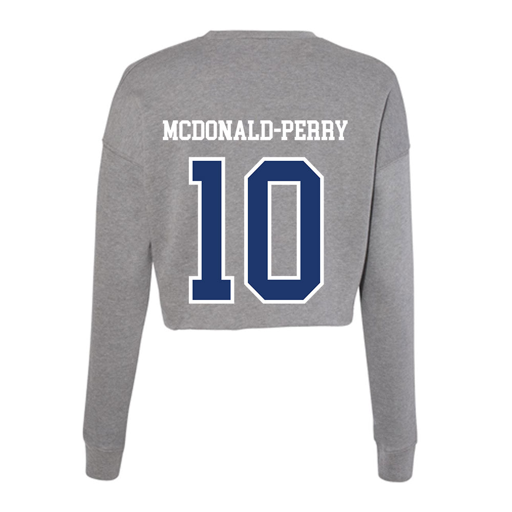 New Haven - NCAA Women's Basketball : Aniya McDonald-Perry - Classic Shersey Women's Cropped Crew Fleece-1