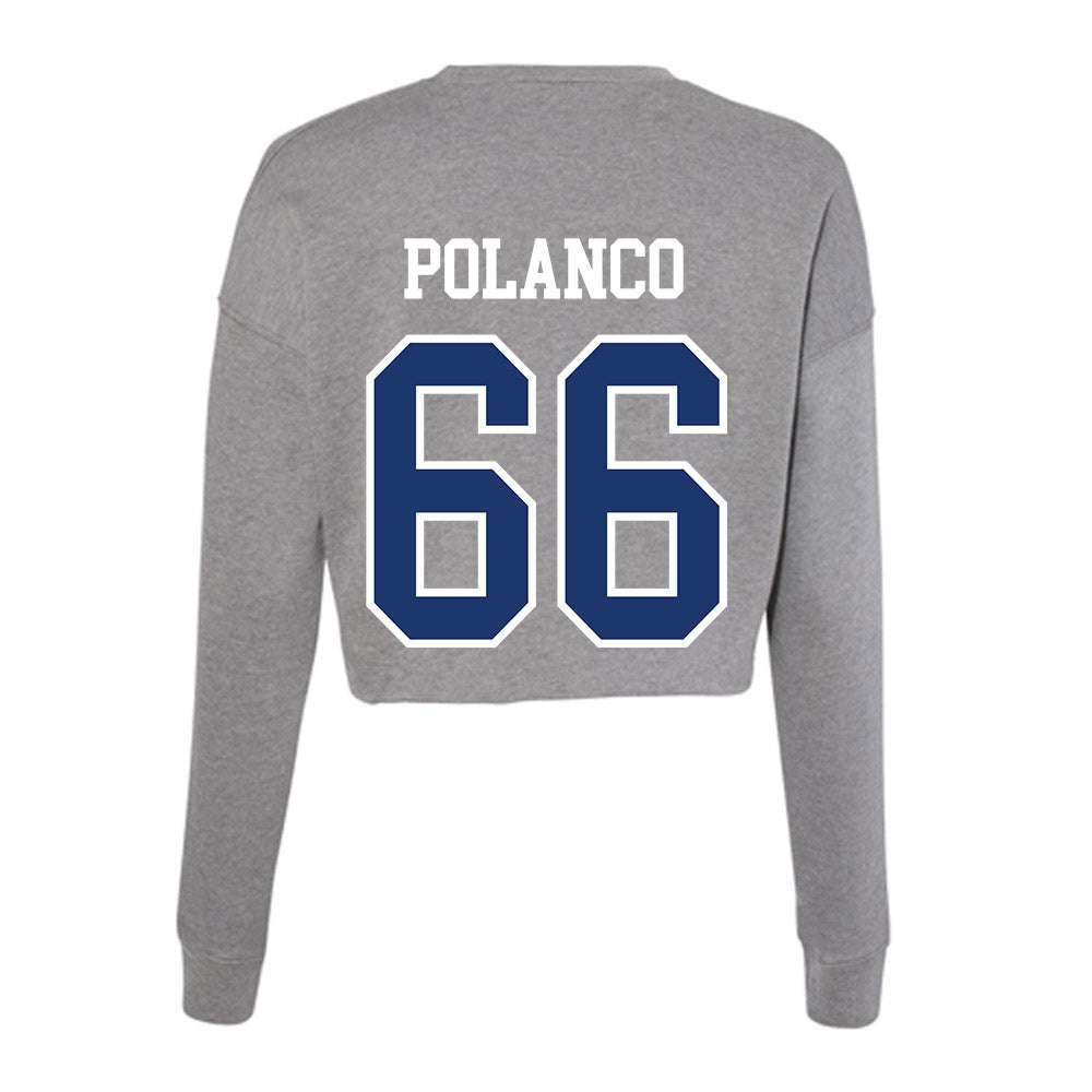 New Haven - NCAA Football : Eliseo Polanco - Classic Shersey Women's Cropped Crew Fleece-1