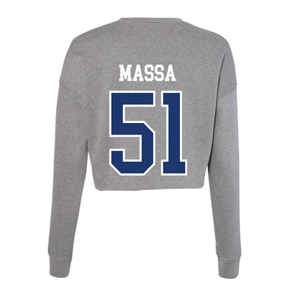 New Haven - NCAA Football : Anthony Massa - Classic Shersey Women's Cropped Crew Fleece-1