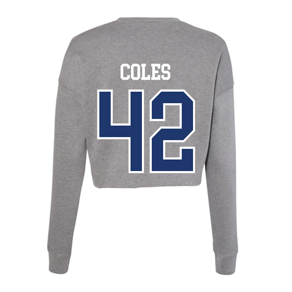 New Haven - NCAA Women's Basketball : Schuyler Coles - Classic Shersey Women's Cropped Crew Fleece-1