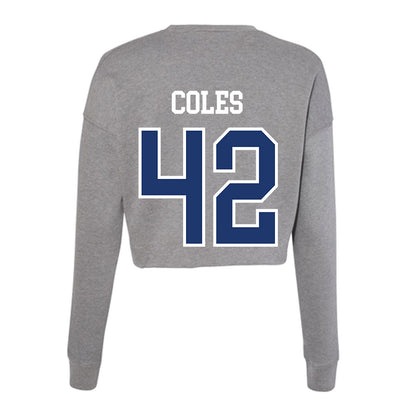 New Haven - NCAA Women's Basketball : Schuyler Coles - Classic Shersey Women's Cropped Crew Fleece-1
