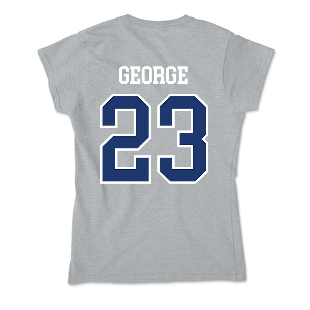 New Haven - NCAA Men's Basketball : Najimi George - Classic Shersey Soft Style Women’s T-Shirt-1