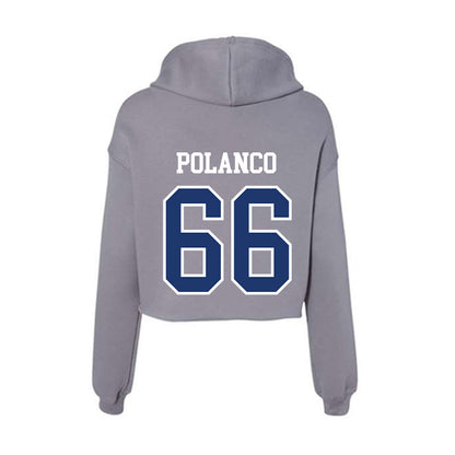 New Haven - NCAA Football : Eliseo Polanco - Classic Shersey Women's Crop Fleece Hoodie-1