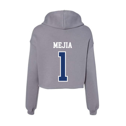 New Haven - NCAA Women's Volleyball : Alejandra Mejia - Classic Shersey Women's Crop Fleece Hoodie-1