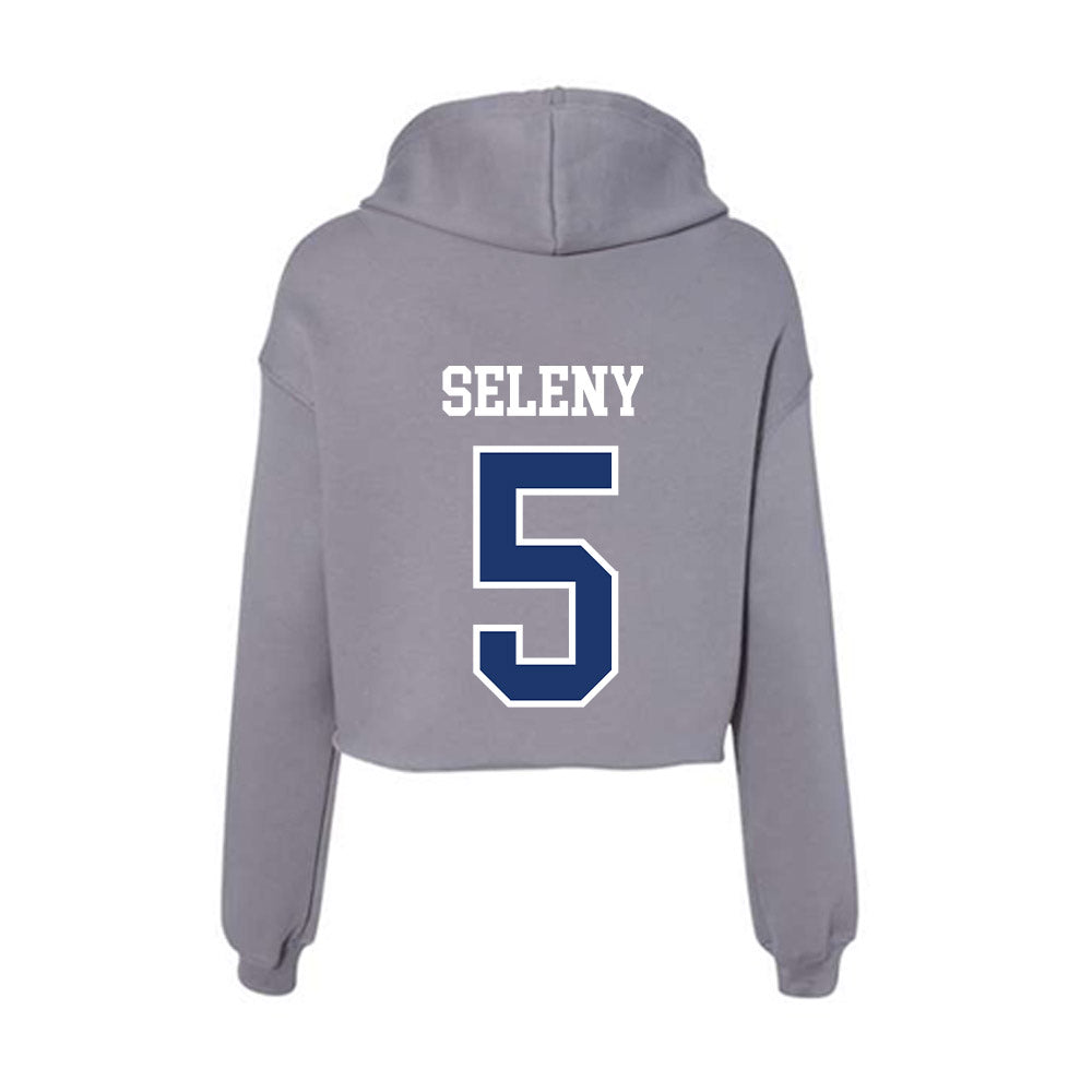New Haven - NCAA Women's Lacrosse : Caitlin Seleny - Classic Shersey Women's Crop Fleece Hoodie-1