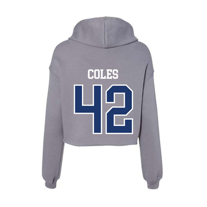 New Haven - NCAA Women's Basketball : Schuyler Coles - Classic Shersey Women's Crop Fleece Hoodie-1