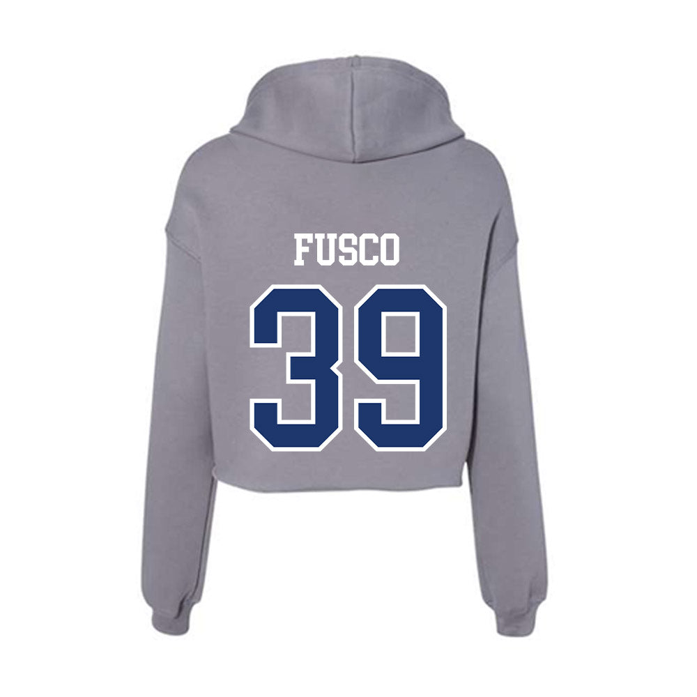 New Haven - NCAA Baseball : Vincent Fusco - Classic Shersey Women's Crop Fleece Hoodie-1