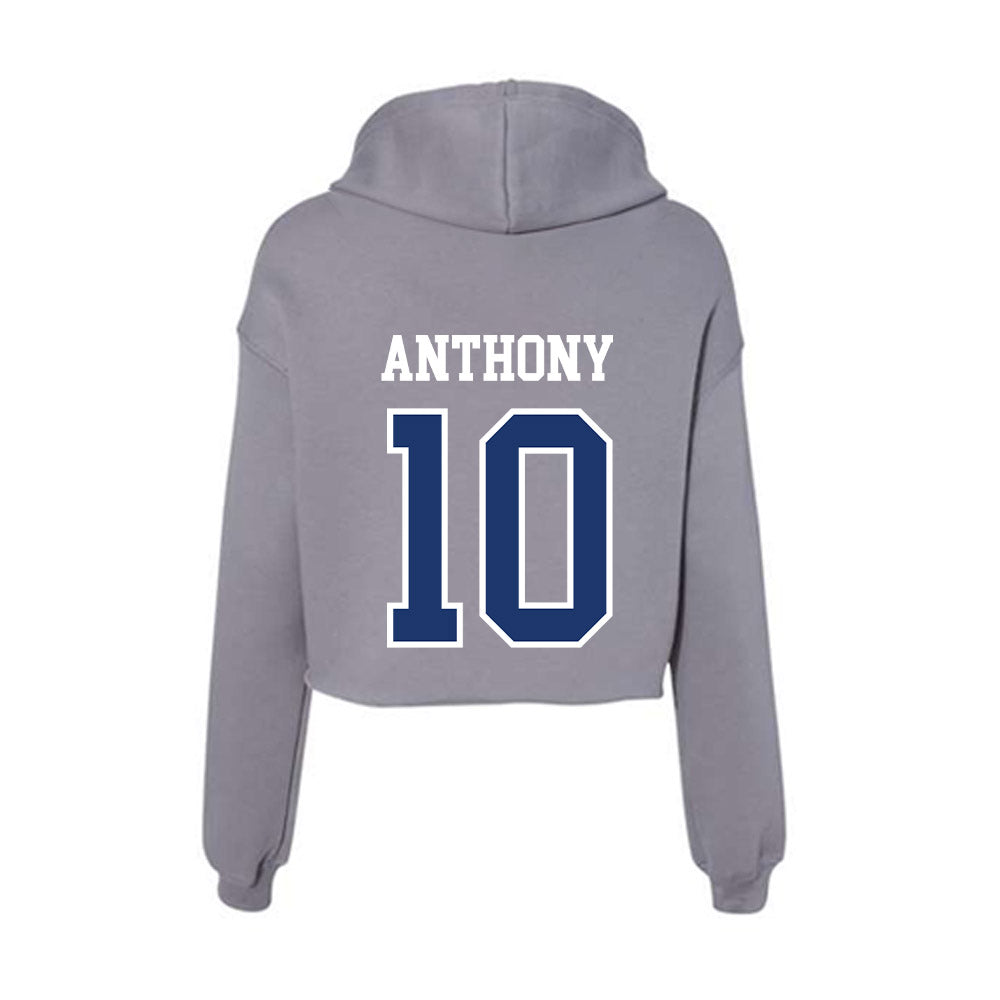New Haven - NCAA Men's Basketball : Vere Anthony - Classic Shersey Women's Crop Fleece Hoodie-1