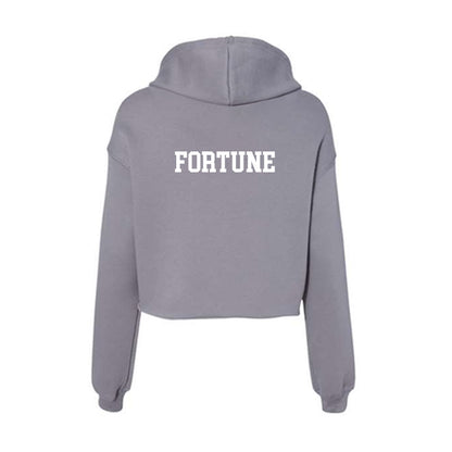 New Haven - NCAA Men's Track & Field : Richard Fortune - Classic Shersey Women's Crop Fleece Hoodie-1
