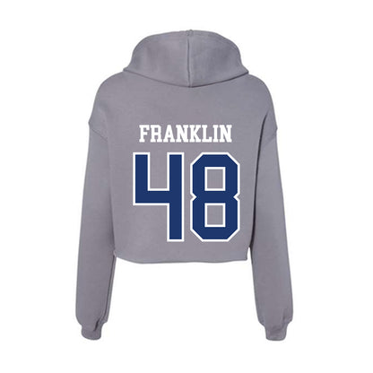 New Haven - NCAA Football : Jayden Franklin - Classic Shersey Women's Crop Fleece Hooded Sweatshirt-1