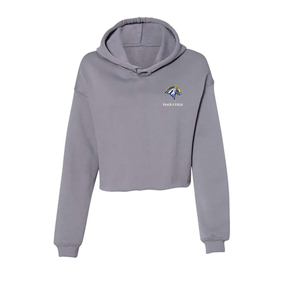 New Haven - NCAA Men's Track & Field : Dante White - Classic Shersey Women's Crop Fleece Hoodie-0