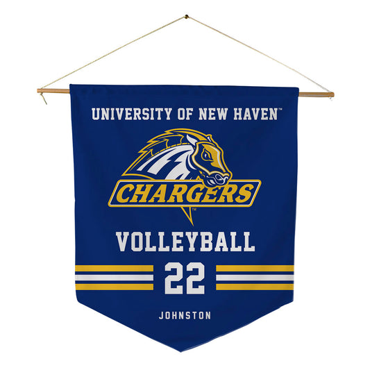 New Haven - NCAA Women's Volleyball : Caroline Johnston - Pennant - 18" x 21"-0