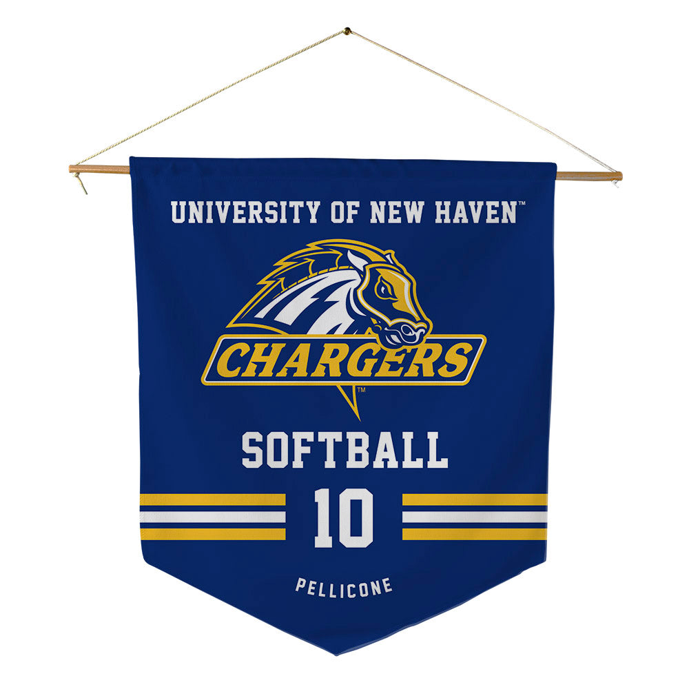 New Haven - NCAA Softball : Bri Pellicone - Pennant - 18" x 21"-0